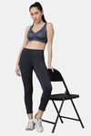 Red Rose Moisture Wicking Legging - M Grey — thumbnail 2